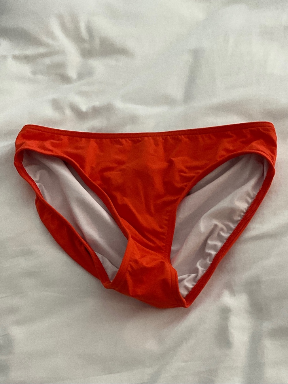 Lands' End Bright Orange One-Piece Swim Bottom